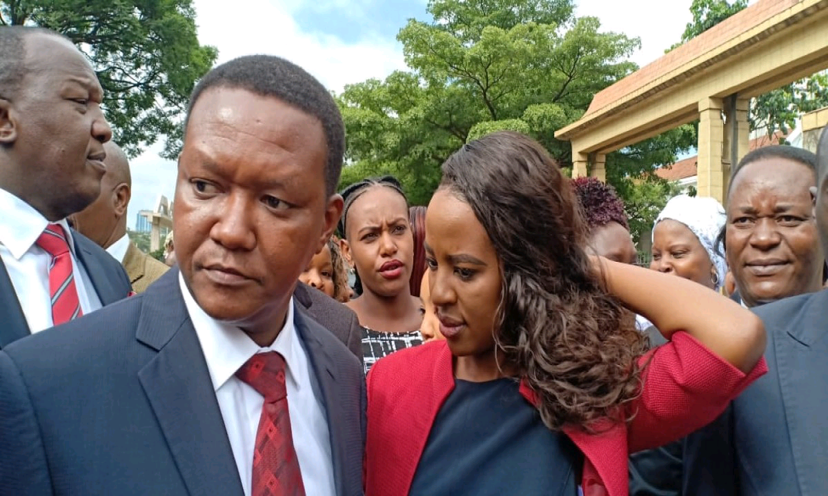 Was the Governor Alfred Mutua unaware that Lilian Nganga was leaving him? | Makao Bora